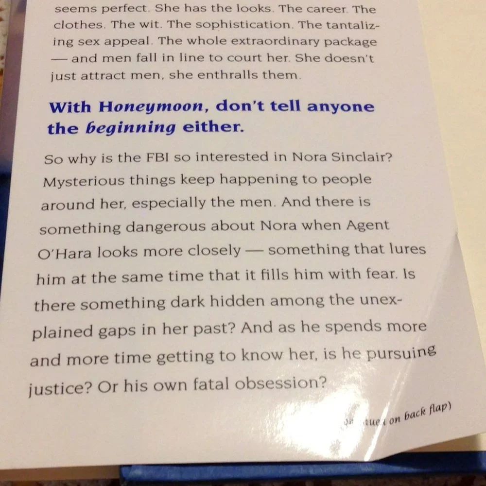 Thriller, Honeymoon, James Patterson & Howard Roughan
